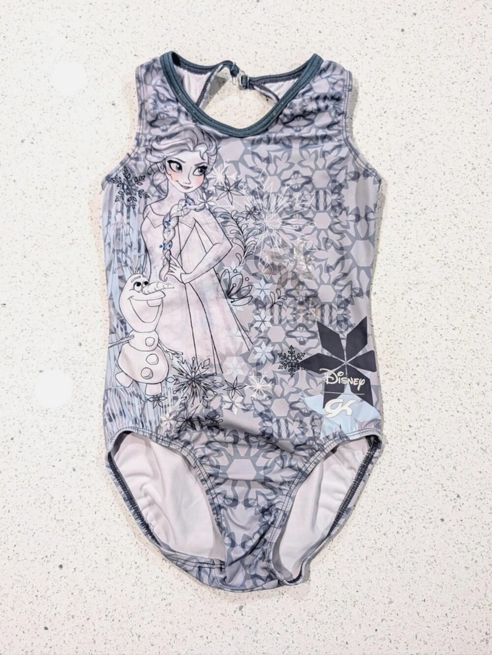 DISNEY Frozen GK Elite Gymnastics Dance Leotard CL Large Christmas Theme OLAF